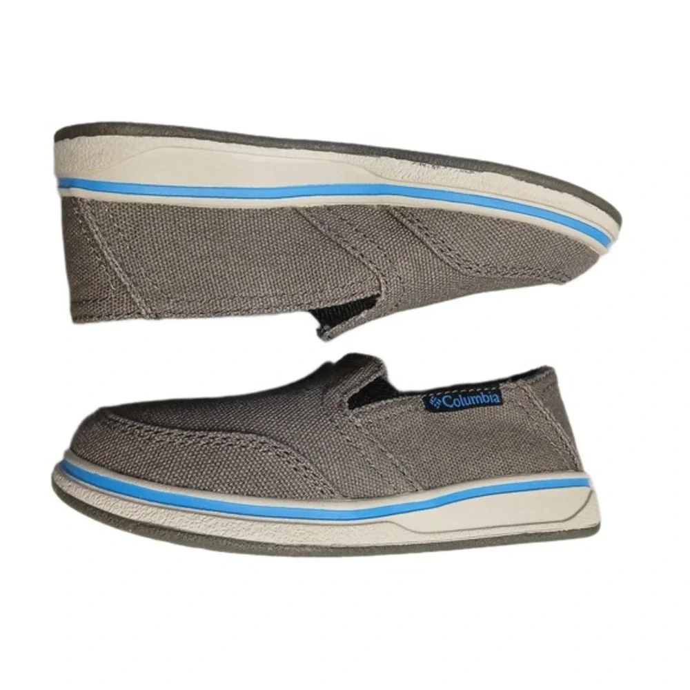 Columbia Crankbait‎ Omni-Grip Casual Sneakers Toddlers Size 9 Gray Blue Slip On